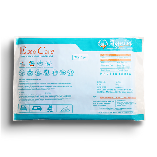 ISH Care Incontinence Sheet Pack of 1 (10 Sheets) | Super Absorbent Underpads | High Absorbency, Leak-Proof Design, and Eco-Conscious | Soft and Gentle on Skin | Odor Control Technology | Easy to Use and Replace